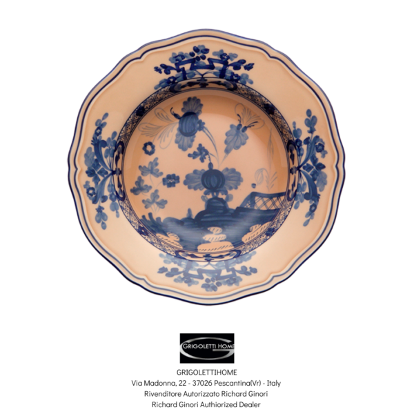 piatto fondo cm 24 oriente italiano cipria ginori1735 piatto fondo cm 24 oriente italiano cipria ginori1735