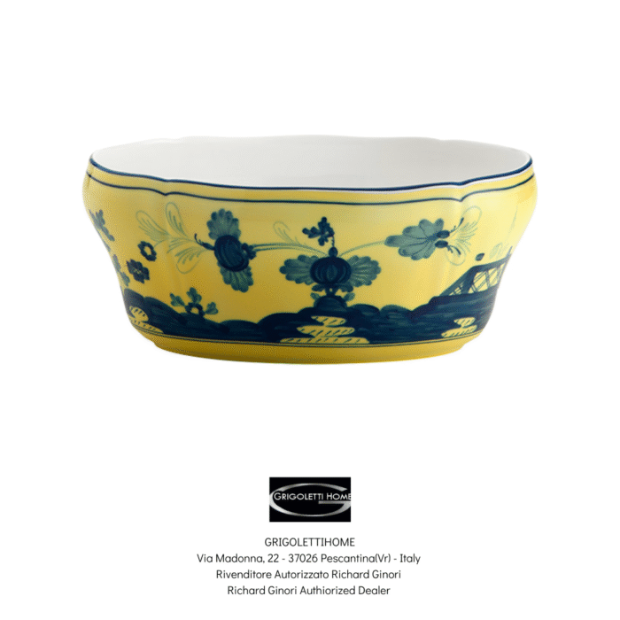 insalatiera ovale citrino oriente italiano richard ginori ginori1735