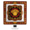 coppa quadra cm 22 medusa rosso versace rosenthal