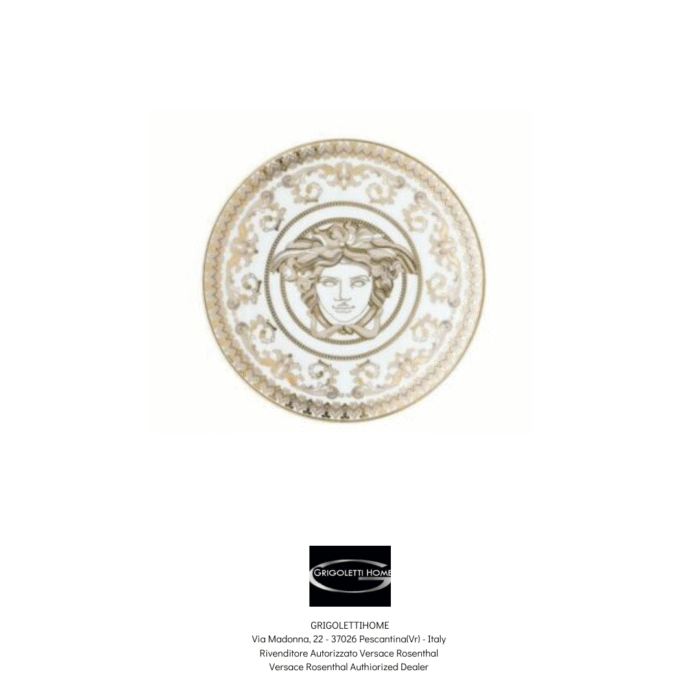 piattino cm 10 medusa gala versace rosenthal