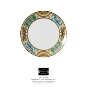piatto colazione cm 21 barocco mosaic versace rosenthal