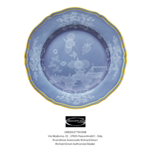 piatto piano pervinca oriente italiano ginori grigoletti