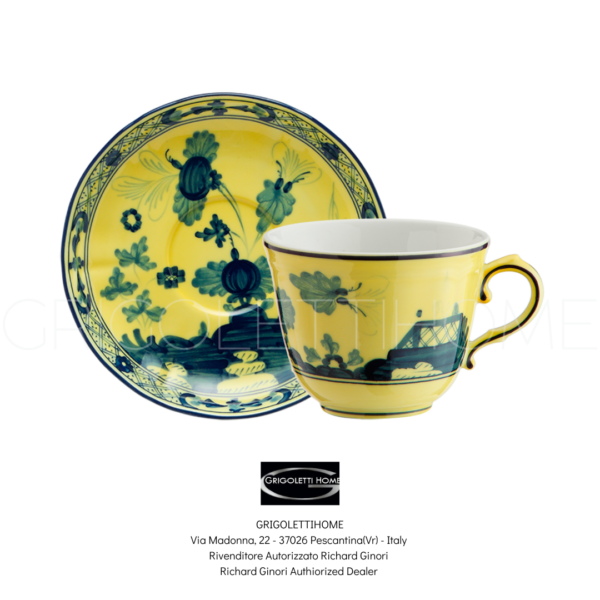 tazza da caffe con piatto citrino oriente italiano ginori1735 tazza da caffe con piatto citrino oriente italiano ginori1735