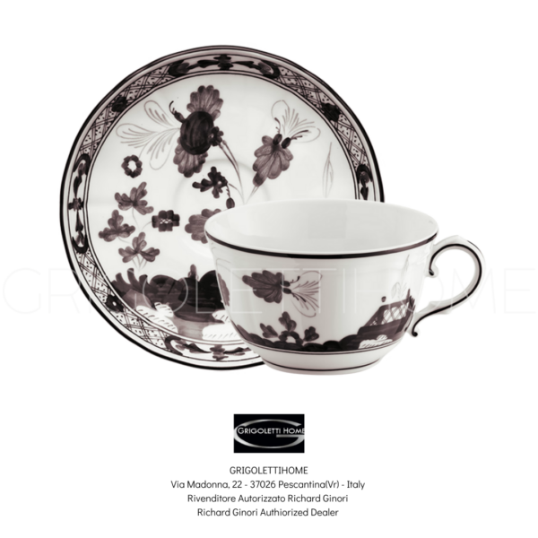 tazza da te con piatto oriente italiano albus ginori1735