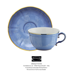 Tazza da tè con piatto - Oriente Italiano Pervinca - GINORI1735