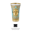 vaso cm 26 prestige gala blu versace rosenthal