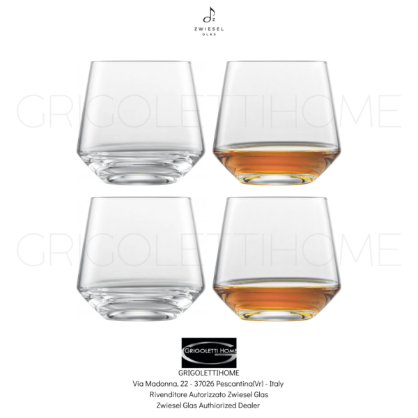 Set 4 Bicchieri-Acqua-Whisky-Pure-Zwiesel-GrigolettiHome Set 4 Bicchieri Acqua Whisky Pure Zwiesel GrigolettiHome