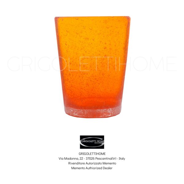 bicchiere 000105 arancio memento serafino zani bicchiere 000105 arancio memento serafino zani