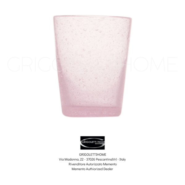 bicchiere 000108 rosa memento serafino zani