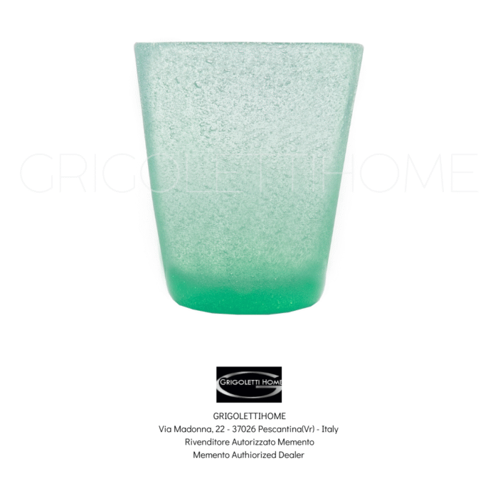 bicchiere 000133 verde giada memento serafino zani