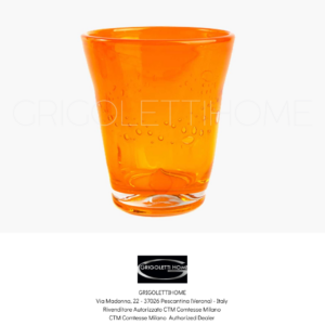 bicchiere arancione grande samoa ctm comtesse milano