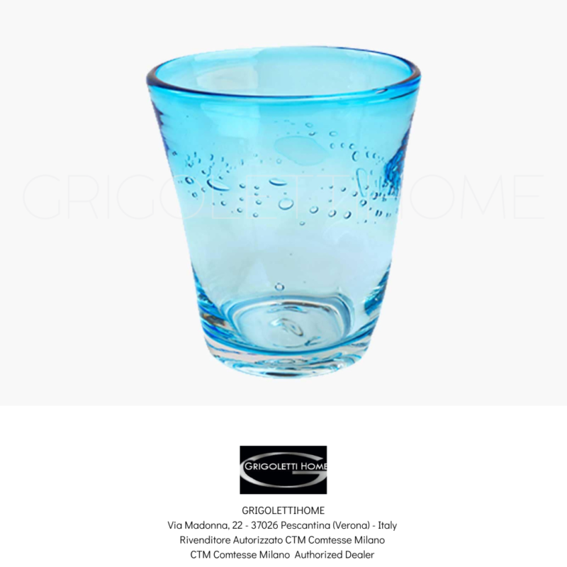 bicchiere grande azzurro samoa ctm comtesse milano