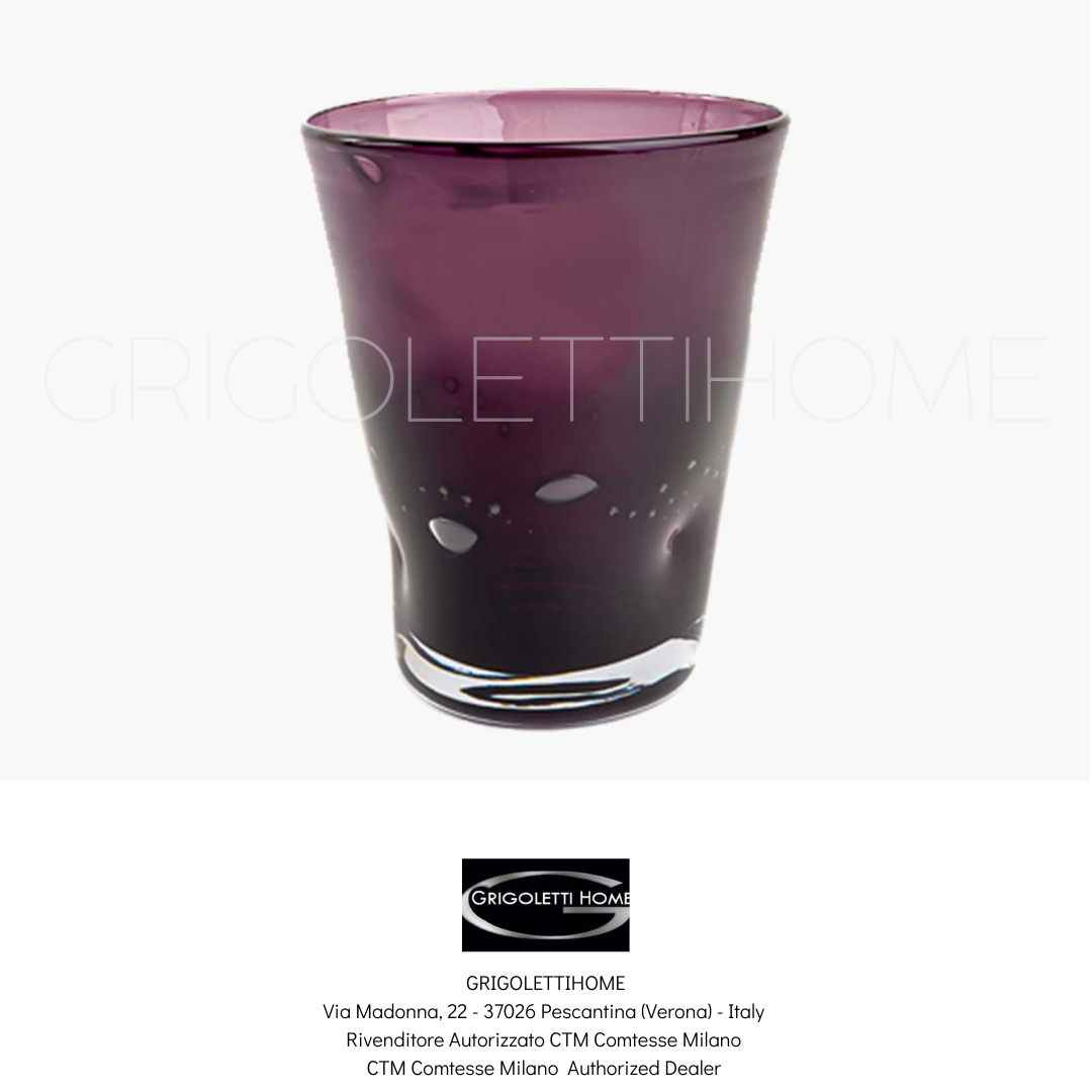 bicchiere grande viola samoa ctm comtesse milano
