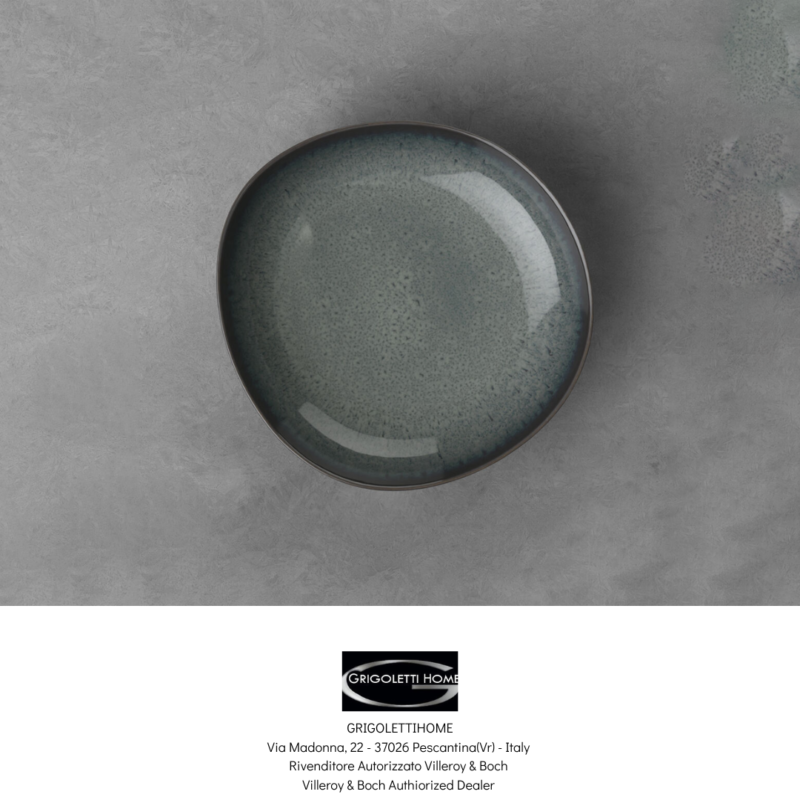 piatto fondo ciotola piana cm 21 lave gris villeroy boch