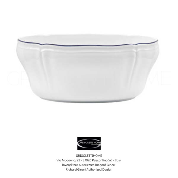 insalatiera ovale cm 25 corona blu cobalto ginori 1735 insalatiera ovale cm 25 corona blu cobalto ginori 1735