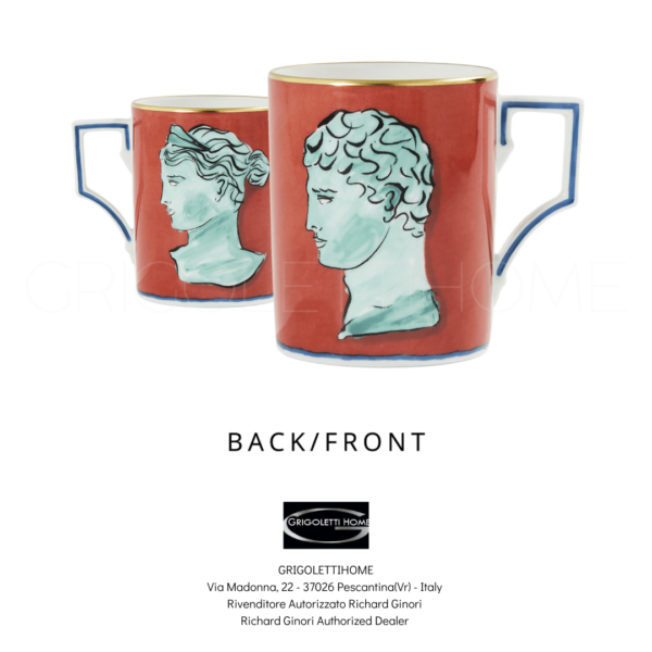 mug red coral il viaggio di nettuno ginori 1735 grigolettihome