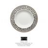piatto fondo cm 245 labirinto nero ginori 1735 grigolettihome