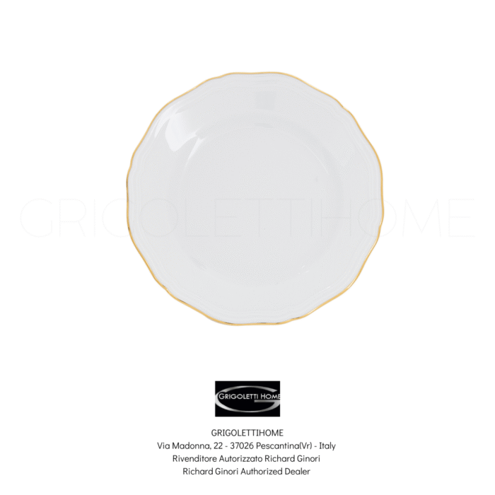 piatto frutta dessert cm 21 corona oro ginori 1735 grigolettihome