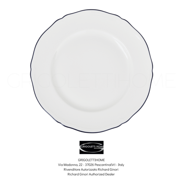 vassoio rotondo cm 31 corona blu cobalto ginori 1735 grigolettihome