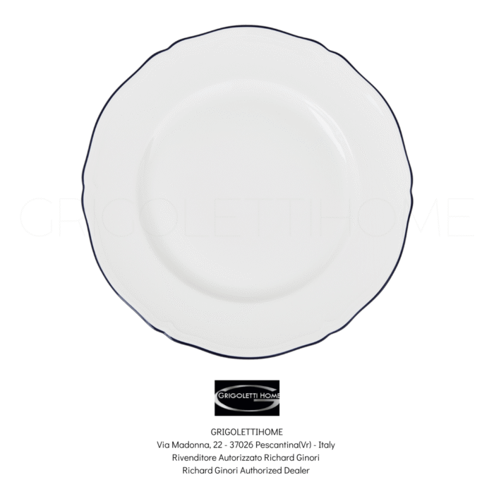 vassoio rotondo cm 31 corona blu cobalto ginori 1735 grigolettihome