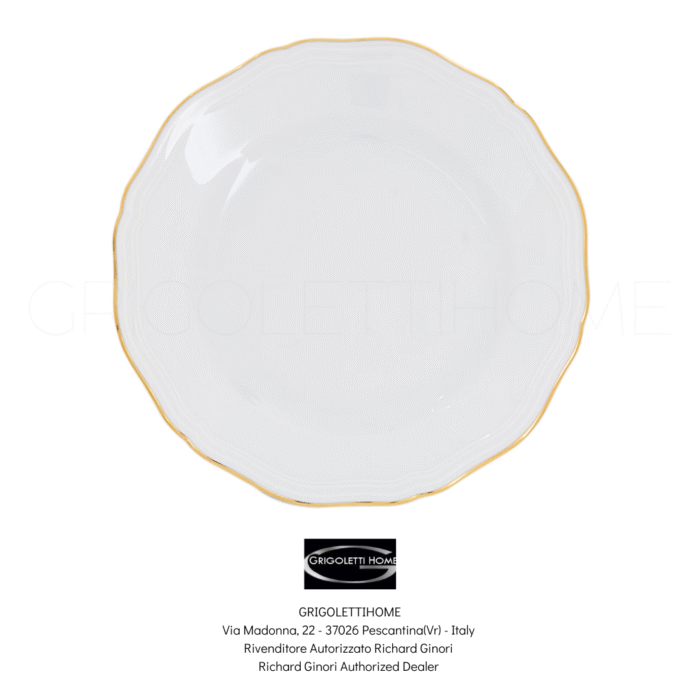 vassoio rotondo cm 31 corona oro ginori 1735 grigolettihome