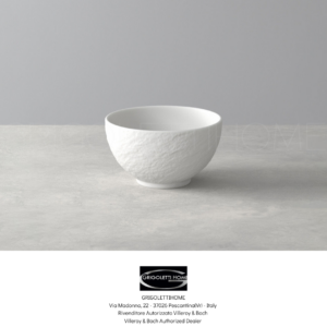 coppetta riso cm 11x11x6 manufacture rock blanc villeroy boch