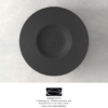 piatto pasta cm 28x28x5 manufacture rock villeroy boch