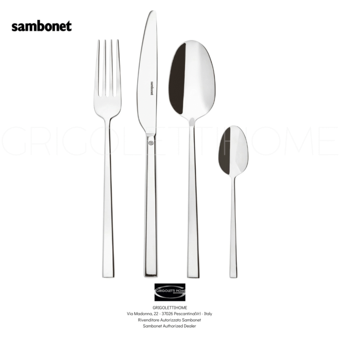 set posate 24 48 pezzi 6 12 persone rock sambonet 2