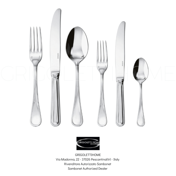 set posate 36 pezzi 6 persone contour sambonet