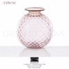 Vaso Monofiore Balloton h cm 20,5 Rosa Cipria Venini