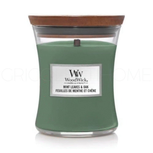candela media mint leaves e oak woodwick grigolettihome 1