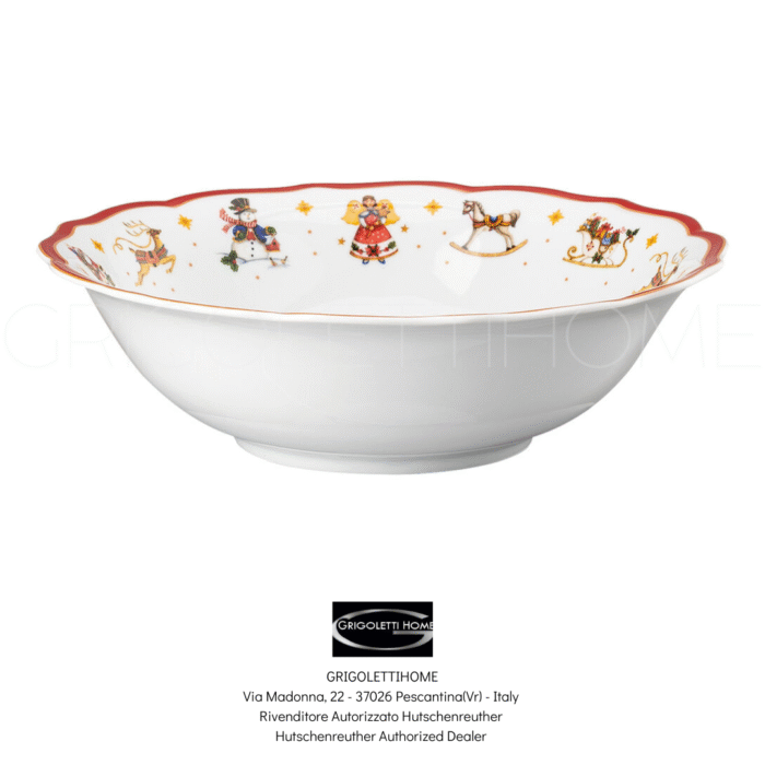 coppa 23 cm happy wintertime natale 2023 hutschenreuther