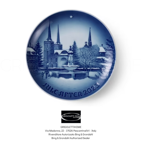 piatto collezione bing grondahl christmas plate 2023 christmas in roskilde 18 cm 1066056 piatto collezione bing grondahl christmas plate 2023 christmas in roskilde 18 cm 1066056