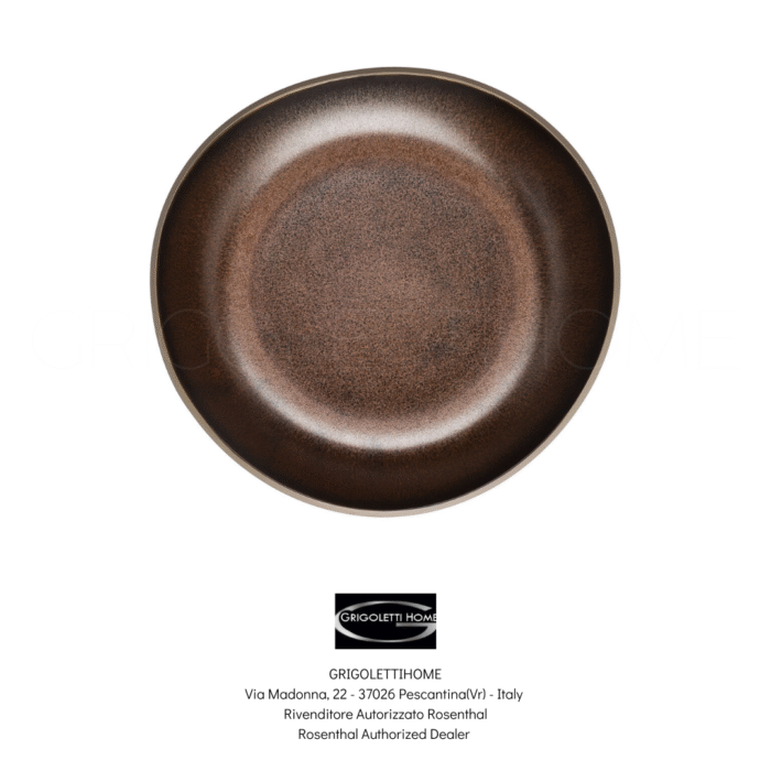 piatto fondo cm 22 bronze junto rosenthal grigolettihome