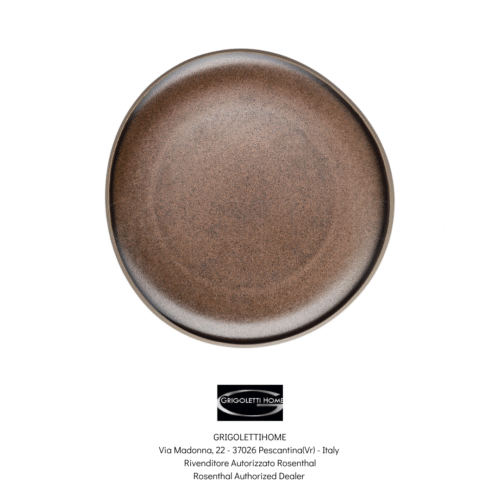 piatto frutta dessert cm 22 bronze junto rosenthal grigolettihome