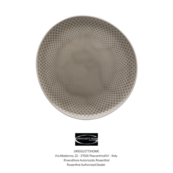 piatto frutta dessert cm 22 pearl grey junto rosenthal grigolettihome