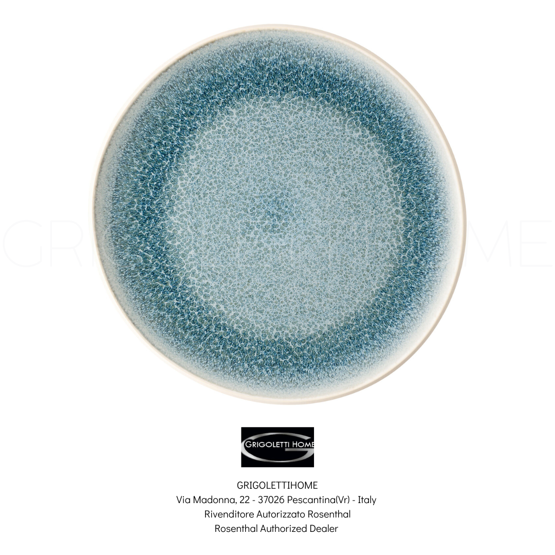 piatto piano cm 27 aquamarine junto rosenthal grigolettihome