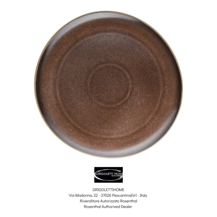 piatto piano cm 27 bronze junto rosenthal grigolettihome