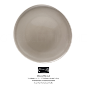 piatto piano cm 27 pearl grey junto rosenthal grigolettihome