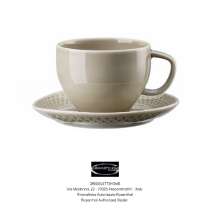 tazza te con piattino pearl grey junto rosenthal grigolettihome