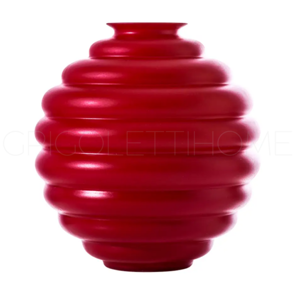 vaso deco rosso sabbiato venini grigolettihome 1