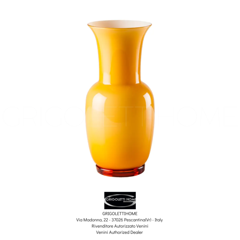 vaso opalino giallo ambra venini grigolettihome 1