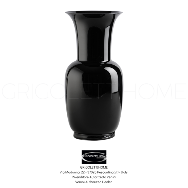 vaso opalino nero venini grigolettihome
