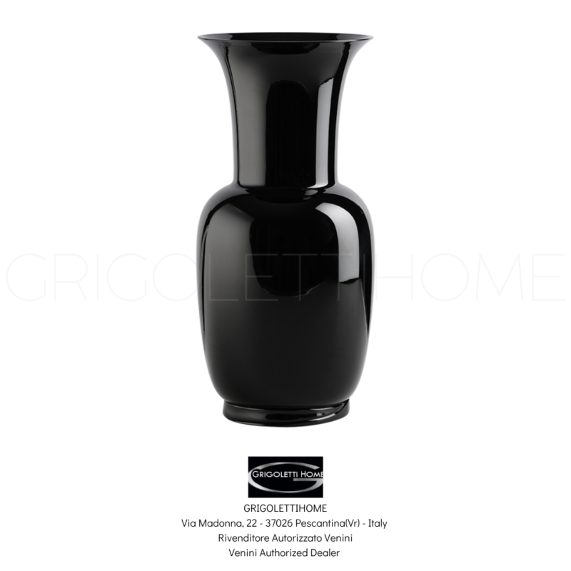 vaso opalino nero venini grigolettihome