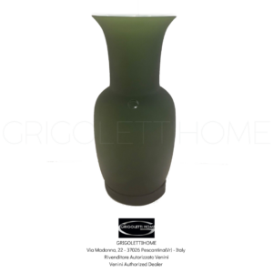 vaso opalino verde oliva sabbiato venini grigolettihome