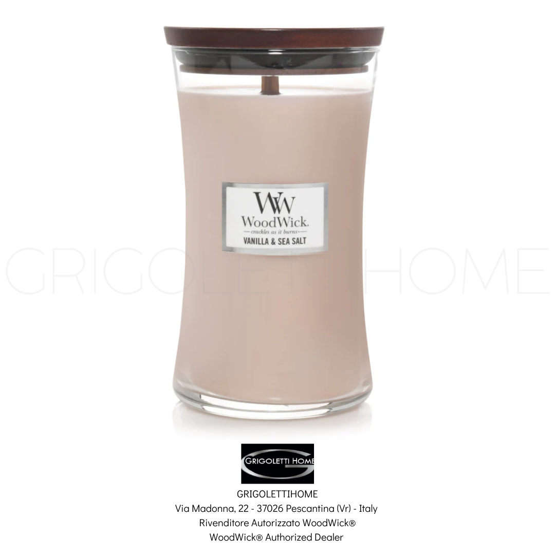 candela grande vanilla e sea salt woodwick grigolettihome