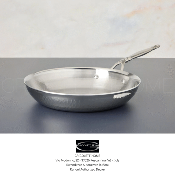 padella acciaio cm 26 con manico opus prima ruffoni grigolettihome