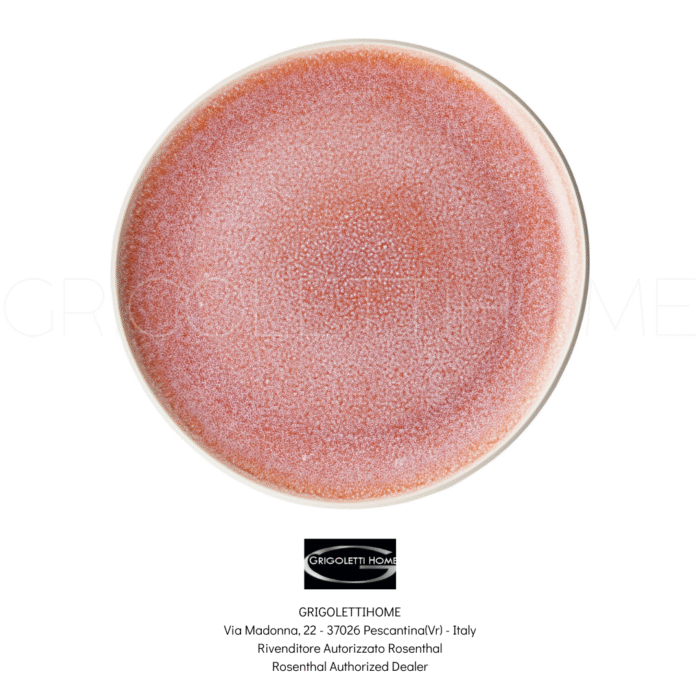piatto piano cm 27 rose quartz rosenthal grigolettihome