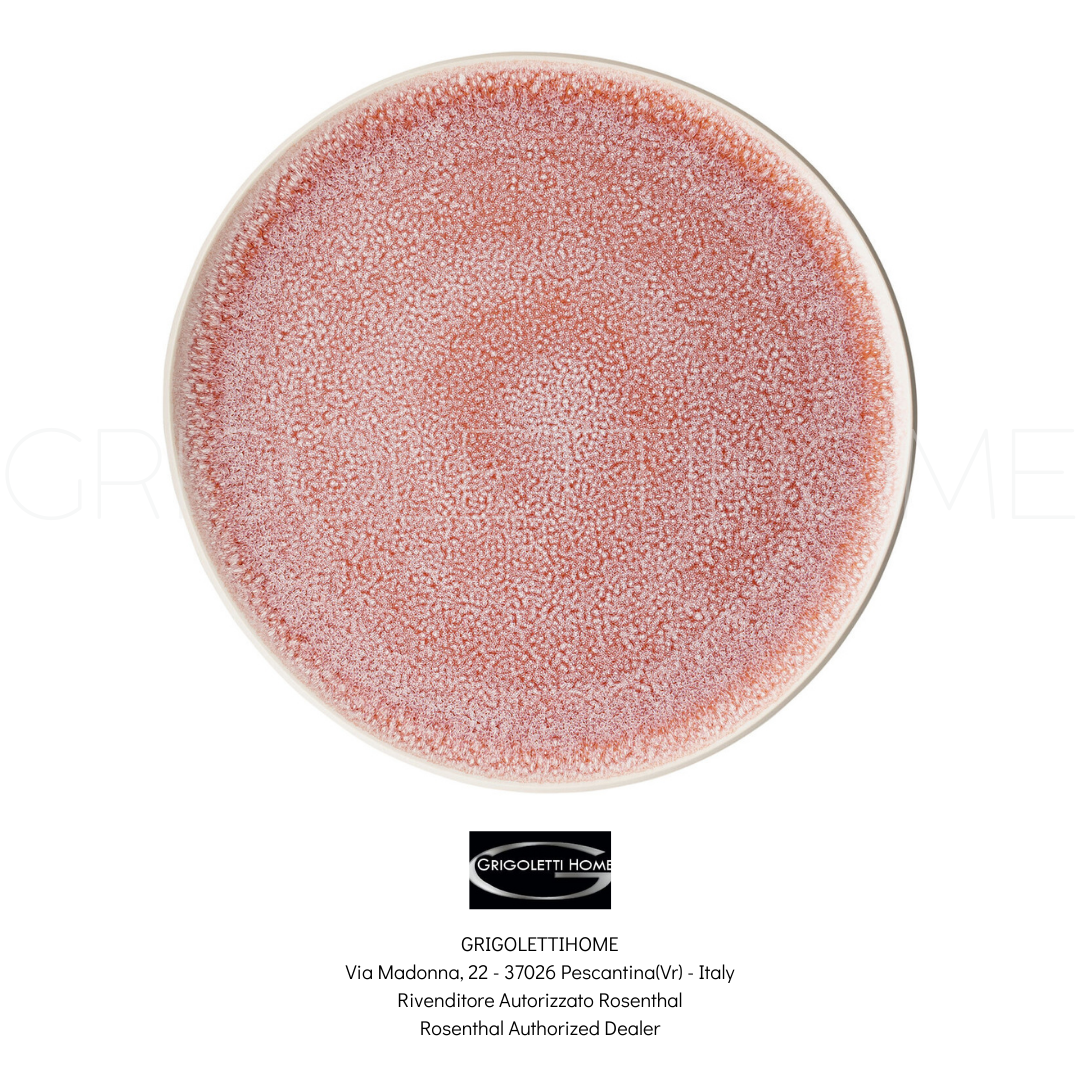piatto segnaposto cm 30 rose quartz rosenthal grigolettihome
