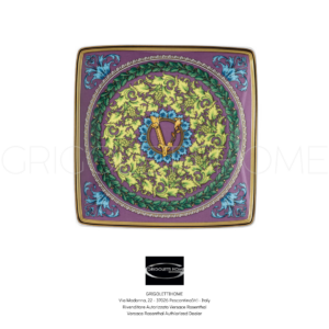 coppetta quadra cm 12 barocco mosaic versace rosenthal grigolettihome rivenditore verona